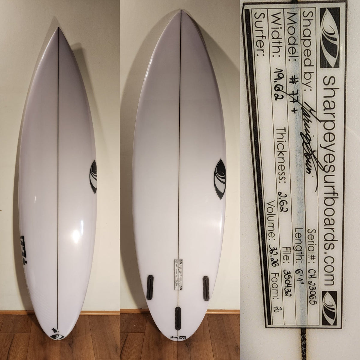 Tabla de Surf Sharpeye 77+ 6'1" · 32.26 L
